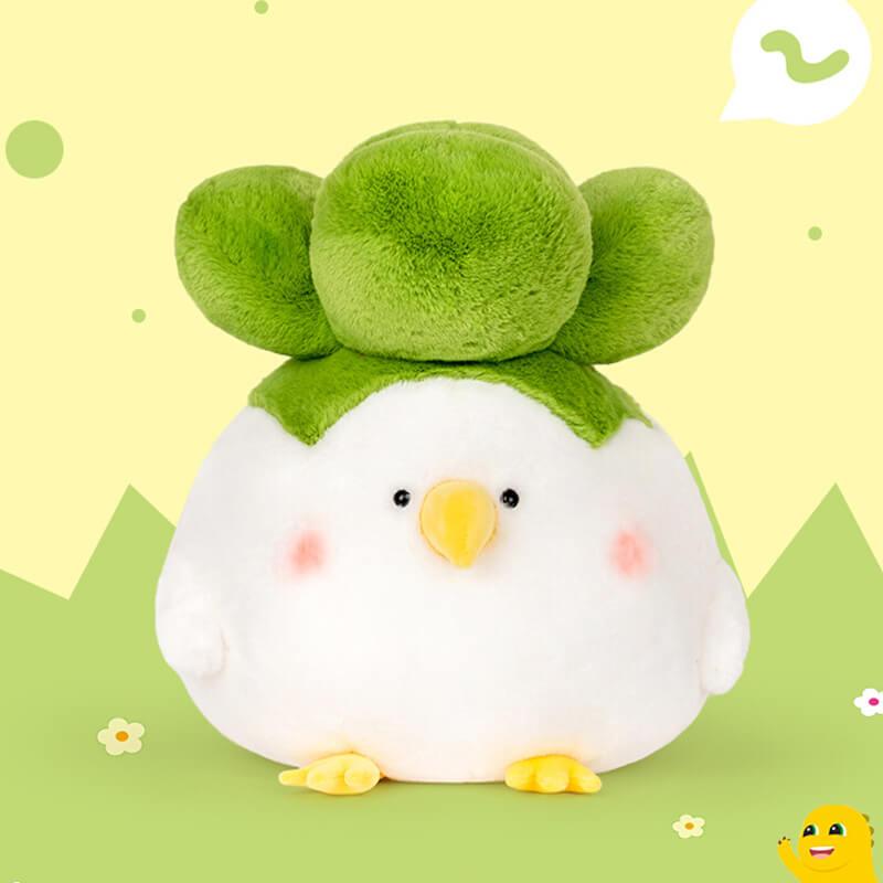 Soft Vegetable Chick Stuffed Animal Plush Toys, Mix Animal Plushies - AOSKID