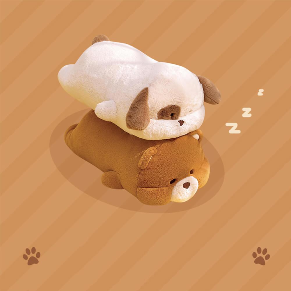 Soft Lie Down Bear Stuffed Animal Hugging Pillow - AOSKID