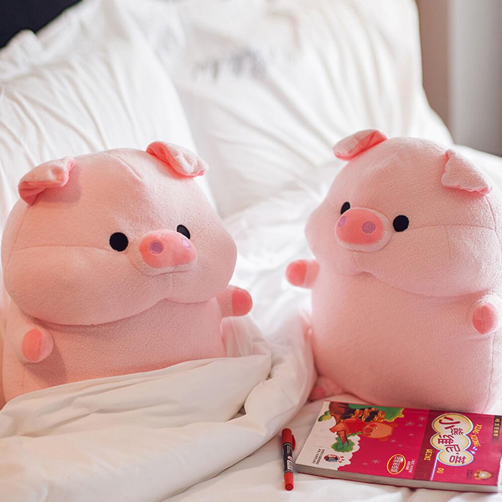 Soft Pig Hugging Pillow, Stuffed Animal Plush - AOSKID