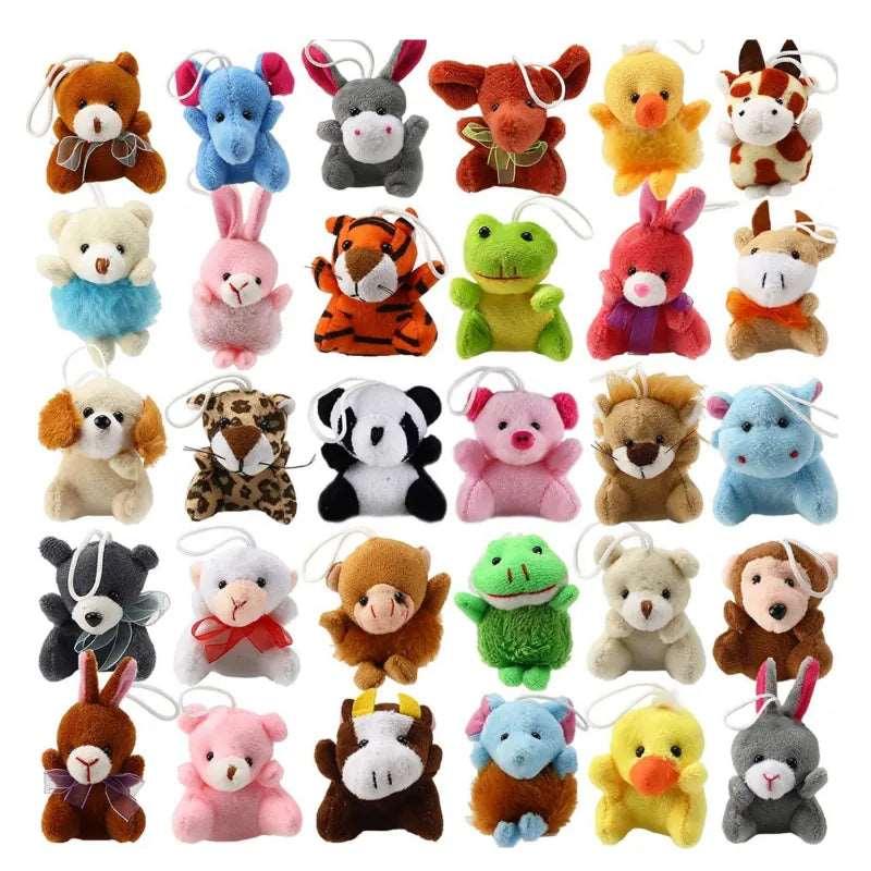 30 Piece Mini Plush Animal Toy Set stuffed animals - AOSKID