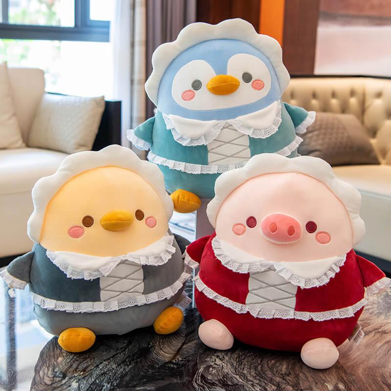 Soft Stuffed Animal Plush Toy - Chick, Penguin, Pig - AOSKID