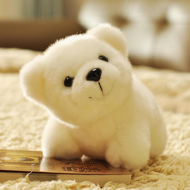 Polar Bear Cub Plush Stuffed Animal Plushies Toy - AOSKID