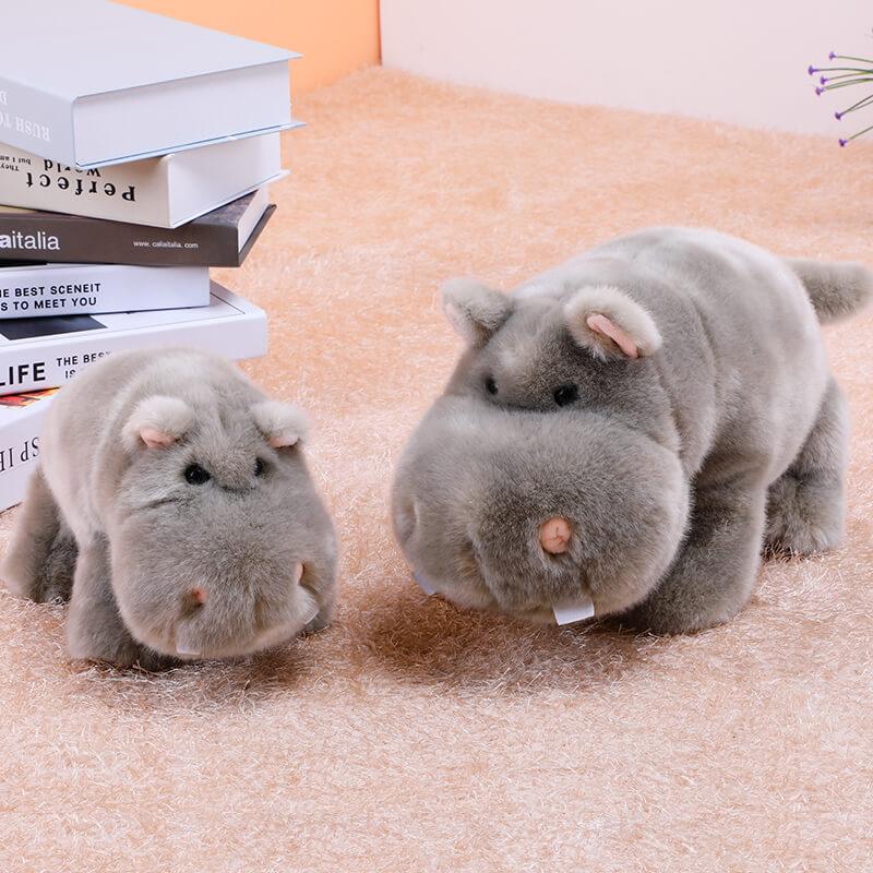 Simulation Hippo Stuffed Animals Plush Toys - AOSKID