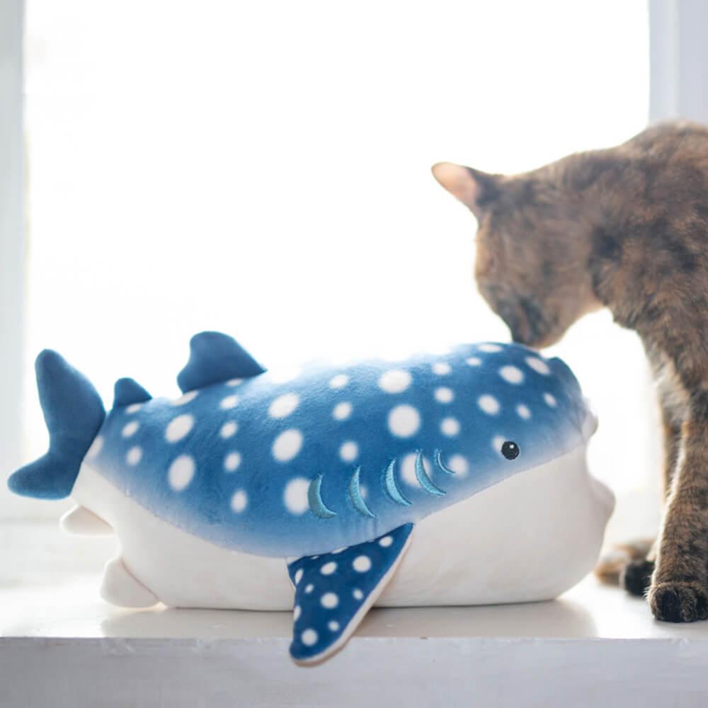 Whale Shark Stuffed Plush Toys, Soft Hugging Elasticity Pillow - AOSKID