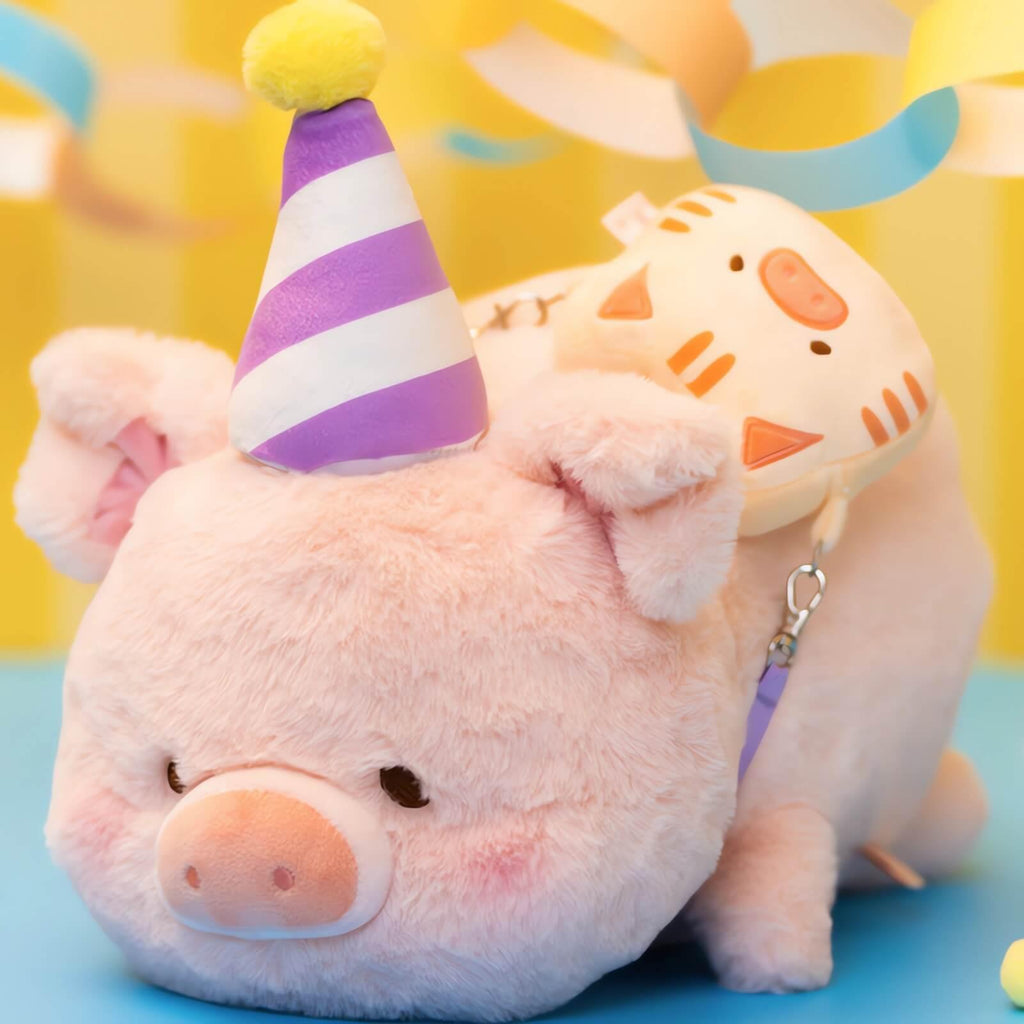 Adorable Party Pig Stuffed Animal Plush Toy, Piggy Plushies - AOSKID