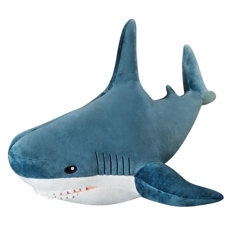 Chubby Giant Shark Stuffed Animal Pillow, for Brave Boy's and Girl's Room Decor - AOSKID