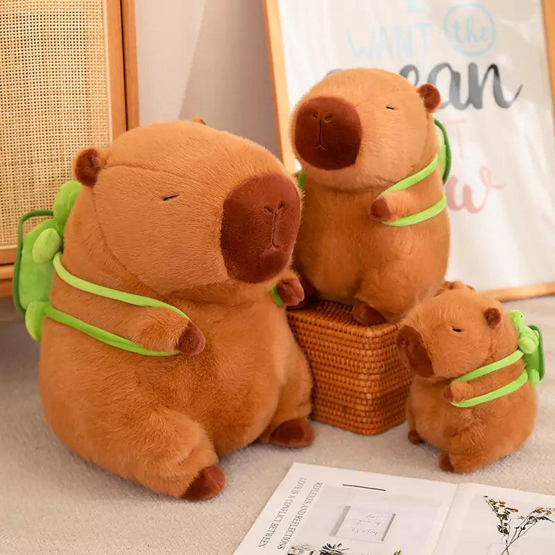 Capybara Plush Toy Backpack Gift for Friends - AOSKID